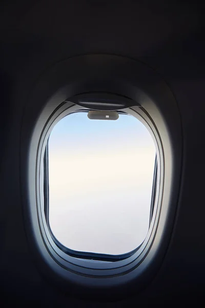 Vista Através Janela Avião — Fotografia de Stock