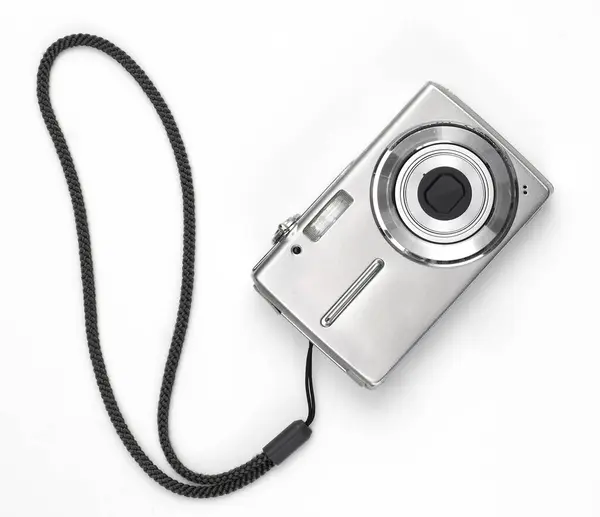 Oude Camera Met Een Filmstrip — Stockfoto