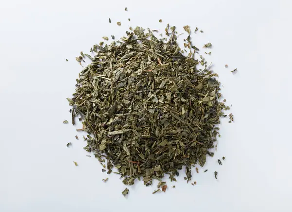 Dry Tea Bowl White Background — Foto Stock