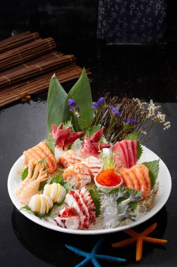 Sashimi 'nin mutfak fotoğrafı.
