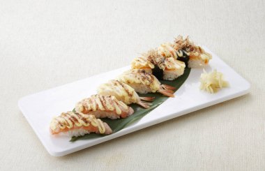 Sushi 'nin mutfak fotoğrafı.