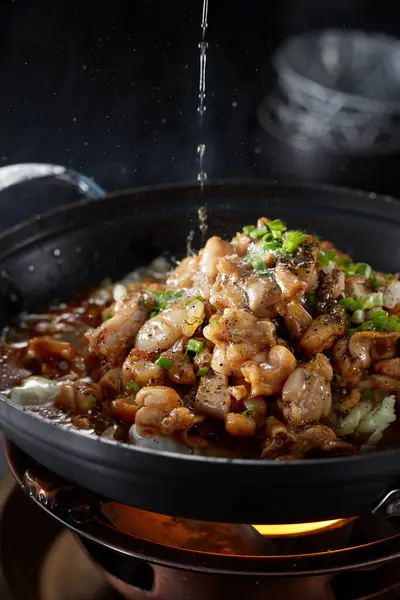 中国料理 フライドカエル肉 — ストック写真