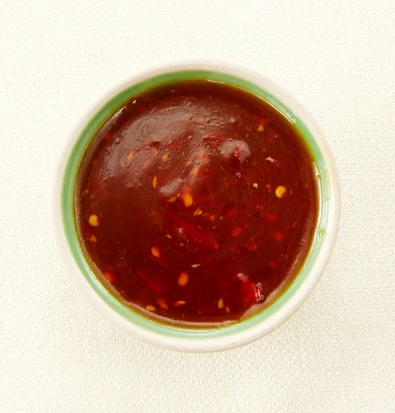 Close Chinese Garlic Chili Sauce — Stock Photo, Image