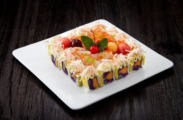 Kuchyňská Fotka Soupravy Sushi — Stock fotografie