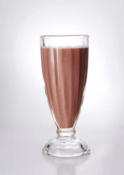 ミルクとチョコレートのグラス — ストック写真