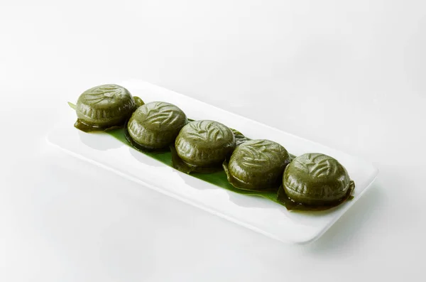 Chinees Dessert Mugwort Lijm Rijstkoek — Stockfoto