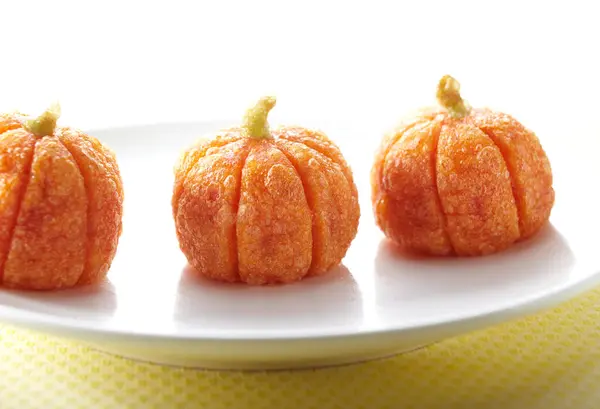 Chinese Dessert Pumpkin Cake Stock Picture