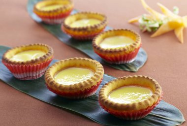 Çin tatlısı, yumurtalı tart.