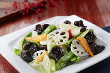 Geleneksel Çin mutfağı, kızartılmış vejetaryen yemekleri