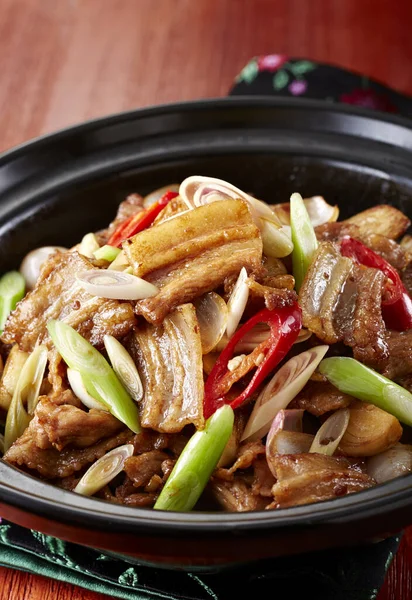 Traditionelles Chinesisches Essen Specktopf — Stockfoto