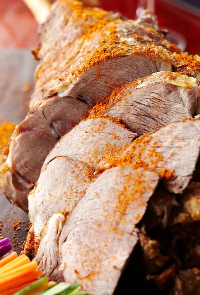 Makanan Tradisional Cina Kaki Domba Panggang — Stok Foto