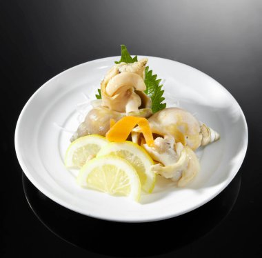 Japon mutfağı, kabuklu saşimi.