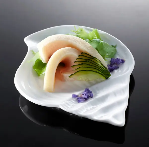 Lezzetli Japon Yemekleri Balık Sashimi — Stok fotoğraf