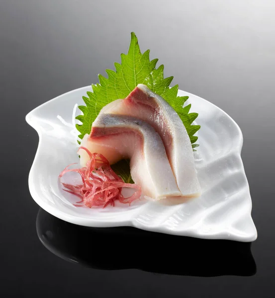 Lezzetli Japon Yemekleri Balık Sashimi — Stok fotoğraf
