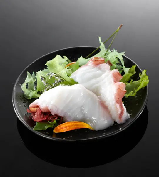 Délicieux Plat Japonais Poulpe Sashimi — Photo
