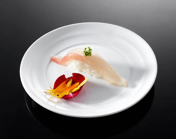 Lahodné Japonské Jídlo Rybí Sushi — Stock fotografie