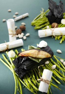 Japon kaiseki mutfağı, ızgara balık filetosu.