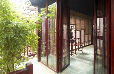 Evin iç kısımları.