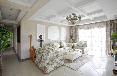 Modern lüks oturma odası