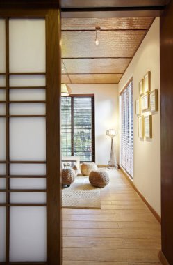 Japon tarzı iç tasarım, modern tarz.