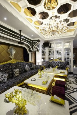 Otel odasının içi.