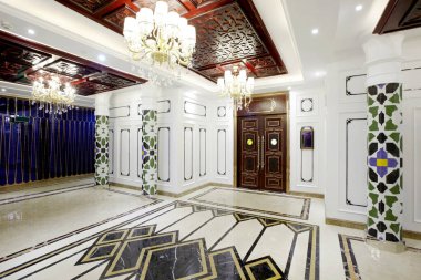 Dubai 'deki otelin içi, uae