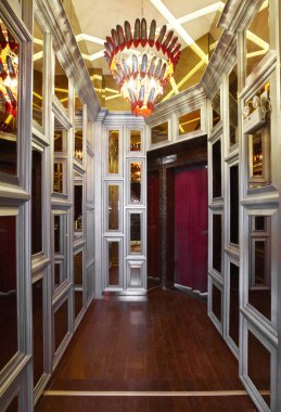 Otel odasının içi.