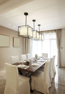 Modern bir apartmanın içinde.