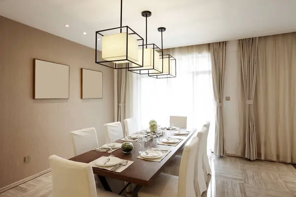 dining area in luxury home