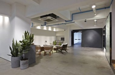 Modern loft tarzı ofis