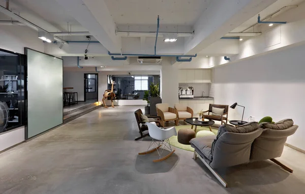 İç tasarım, modern ofis.