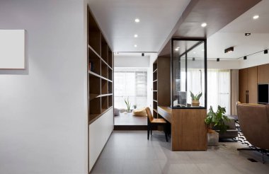 Modern otel odasının içi
