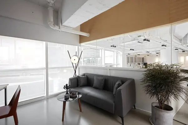interior of modern office, loft design