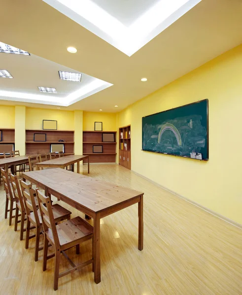 interior of modern school room