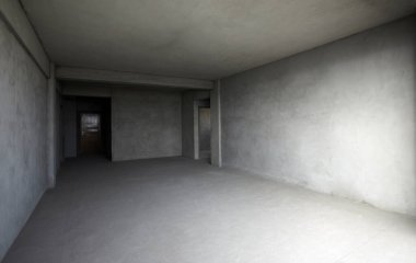 modern boş oda, 3 boyutlu tasarım