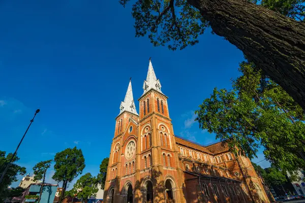 Saigon Notre Dame 'ın güzel sabahında