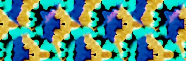 Sömlös Abstrakt Mörkblå Bind Färgämne Upprepade Färgglada Tie Dye Fashion — Stockfoto