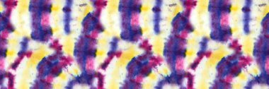 Seamless Hippie Orange .Repeated Colorful Tie Dye Repeat Textile. Colorful Seamless Dyed Purple Tie Dye Fashion Pattern. Repeated Artistic Vivid Tie Dye Clothe Painting.