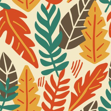 Mor Kusursuz Çağdaş Orman Yazı Vektörü. Parlak Sonsuz Yaz Şablonu, Kusursuz Şablon. Tekrarlanan Hafif Doodle Vintage Tekstil Arkaplanı.