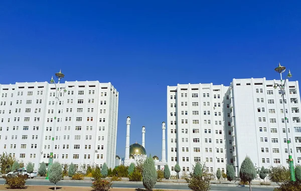 Ashgabat Turkmenistan Circa Oktober 2021 Moderne Architectuur Van Ashgabat Zicht — Stockfoto