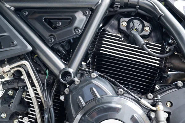 Mesin Sepeda Motor Layar Penuh Stok Gambar