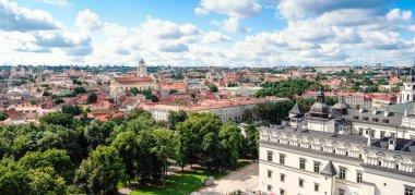 Vilnius 'un panoramik manzarası