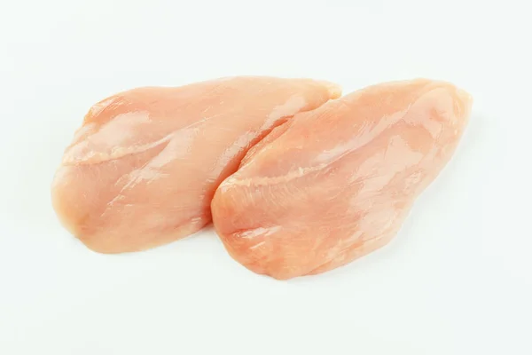Fillet Ayam Segar Mentah Pada Background Copy Space Raw Chicken — Stok Foto