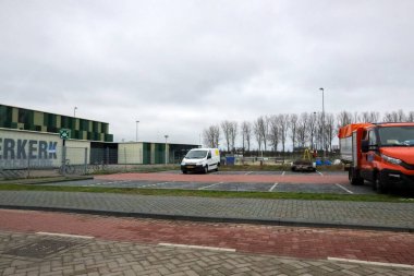 Hollanda 'daki Nieuwerkerk aan den IJssel' de mültecilerin barınacağı sanayi bölgesi Kleine Vink