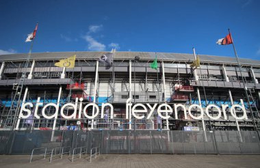 Stadion de Kuip, Hollanda 'nın Rotterdam şehrindeki Feyenoord kulübünün evi.