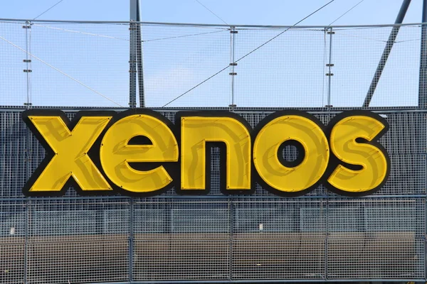Reklama Sklepu Xenos Fasadzie Megasklepach Rotterdamie Alexandrium Holandii — Zdjęcie stockowe