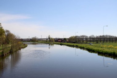 Hollanda 'daki Waddinxveen' de Zuidplaspolder Halkası