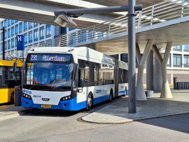 VDL Citea VDL Citea SLFA-180 eklemli elektrik şehir otobüsü GVB tarafından Amsterdam 'da Hollanda