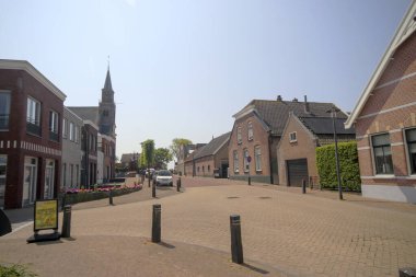 Moerkapelle köyünde sokaklar 