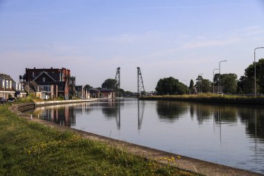 Hollanda, Waddinxveen 'deki Zuidkade' de Gouwe 'u sula.